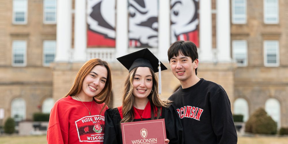 Eden Foster and her triplet siblings are among the first cohort of Bucky’s Tuition Promise recipients to begin graduating.