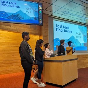 CS students in capstone class